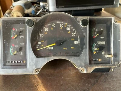 1988 Pontiac Sunbird Cluster Speedometer - Image 1 of 2