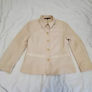 Theory Blazer Nettoyage Taglia M Giacca Carriera Misto Lana - Foto 1 di 6