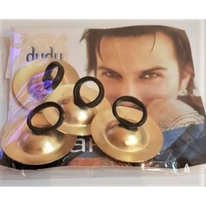 Belly Dancing Finger Cymbal Hand Cymbals Brass Bells Tassel 2 pair Musical - Picture 1 of 6