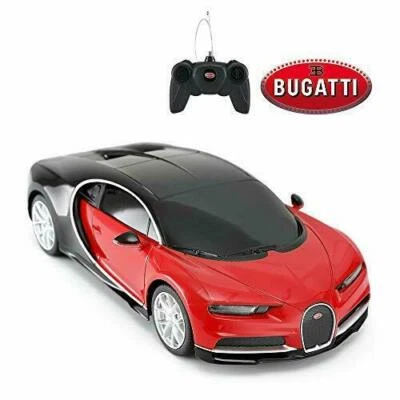 RASTAR Bugatti Toy Car 1/24 Scale Bugatti Chiron RC Model Car Red - Image 1 of 4