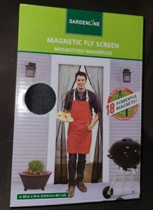 Gardenline Magnetic Fly Screen 83 in x 39 inch with 18 Powerful Magnets- New! - Picture 1 of 5
