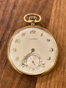 Longines Model 17.79 of 1919 Pocket Watch in 14K Art Deco Wadsworth case - Picture 1 of 8