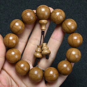 Six bracelets en bois perles de Bouddha culture palissandre bois d'agar boutique bracelet - Photo 1/5