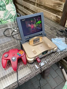 64-Bit N64 Mini Portable 8" LCD Screen | 4:3 Ratio Retro Gaming Display - Picture 1 of 9