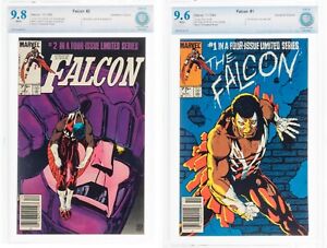 The Falcon Limited Series 1 & 2 Canadian Price CBCS 9.8 WP Bronze Age 1983 🔥cgc