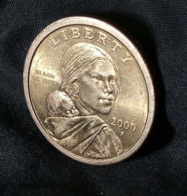 Sacagawea dollar 2000 P. precision double struck. - Image 1 of 3