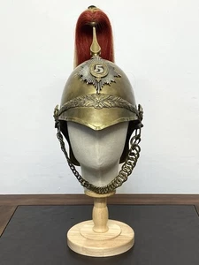 Rare Early 5th DRAGOON GUARDS *1871 Pattern Cavalry HELMET Original More 2 List - Picture 1 of 12