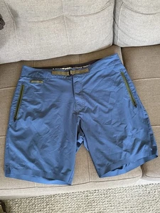 VIKTOS Ocourse Hybrid Tactical Shorts Mens Sz 34 Blue 8" Inseam - Picture 1 of 6