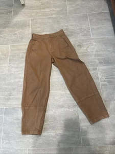 The Everlane utility barrel pant size 00 brown - Picture 1 of 4