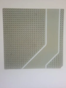 3 Vintage Lego Grey Base Plate 10 Inch X 10 Inch Boards - Road Race - Picture 1 of 7