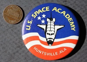 1980-90s Era Huntsville Alabama NASA US Space Academy Shuttle pin VINTAGE - - Picture 1 of 1