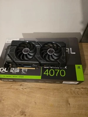 ASUS Dual GeForce RTX 4070 OC 12GB GDDR6X Graphics Card - Image 1 of 4