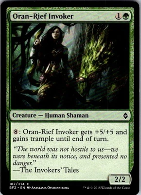Magic | BFZ | Oran-Rief Invoker | 182 | Normal | LP - Image 1 of 2