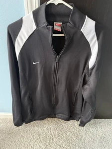 Herren Nike Full Zip Pullover Jacke sehr schön schwarz guter Zustand Größe L - Bild 1 von 4