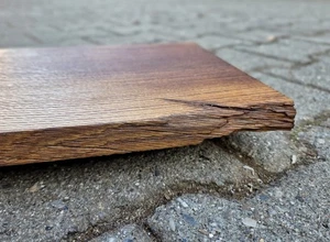 Wandregal Eiche Schwebend Regalbrett Küchenregal Wandboard rustikal Altholz - Bild 1 von 4