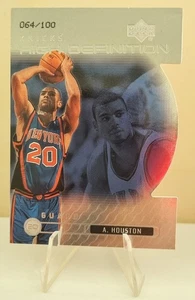 1999-00 cubierta superior alta definición nivel 1 #HD15 Allan Houston 064/100 - Imagen 1 de 2