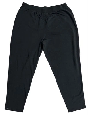 Barefoot Dreams Luxe Lounge Sweatpants Jogger Size 1X Tall Straight Leg Black - Image 1 of 4