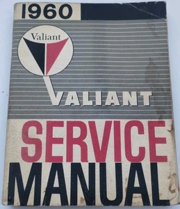 1960 Valiant Service Manual - 81-270-0022 - Picture 1 of 16