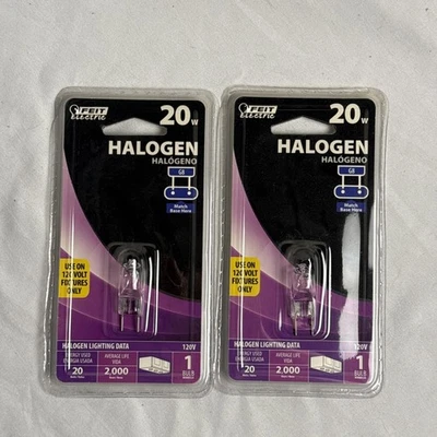 Bombilla Feit Eléctrica 20W G8 120V LOTE DE DOS Foto 1 de 3