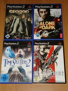 SAMMLUNG PLAYSTATION 2 PS2 SPIELE TIME SPLITTERS ALONE IN THE DARK METAL GEAR (# - Bild 1 von 1