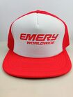 Vintage Emery Worldwide Air Cargo Trucker Hat Snapback Dad Cap 80s 90s