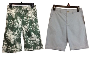 Ralph Lauren Polo The Children's Place Boys Casual Shorts Blue Green Size 12 - Picture 1 of 8