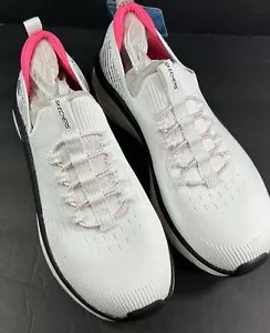 Skechers D'Lux Walker / STAR STUNNER / Womans / WHITE-BLACK-PINK / NIB/ Reg $95 - Picture 1 of 9