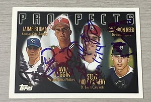 JAIME BLUMA, COGGIN, MONTGOMERY, REED 1996 TOPPS ROOKIE SIGNED AUTOGRAPHED CARD - Picture 1 of 2