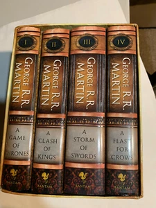 A Game of Thrones Clash of Kings Storm of Swords Feast Crows Martin HBO HC Set - Picture 1 of 10