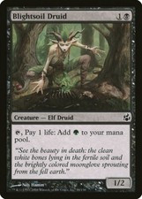 FOIL Blightsoil Druid | MtG Magic Morningtide | English | Lightly Played