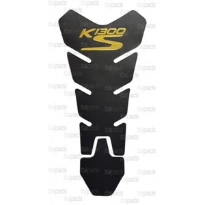 Genuine leather tank pad for BMW K1300S black/gold - Picture 1 of 1