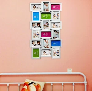 18 Multi Photo Frame Family Love Friends Party Wall Mounted Picture Album Frames - Picture 1 of 7