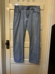 Herren Chaps (von Ralph Lauren) Slim Straight Fit hell gewaschen blau Jeans 36x34 - Bild 1 von 8