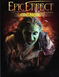 FANTASÍA MEDIEVAL Efecto Épico NARIZ ORCA Látex Prótesis MAQUILLAJE DISFRAZ LARP Nuevo - Imagen 1 de 1