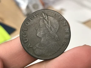 1786 Mailed Bust Facing Left Post-Colonial United States Connecticut Copper Cent - Picture 1 of 2