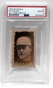 1963 Topps Bazooka - All-Time Greats #7 Ed Walsh - PSA 8 - Picture 1 of 2