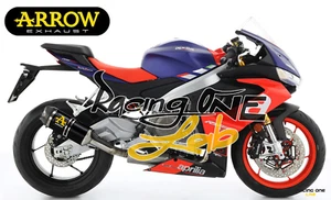 SCARICO COMPLETO ARROW RACING E TERMINALE INDY RACE ALLUM. DARK APRILIA RS 660 - Foto 1 di 1