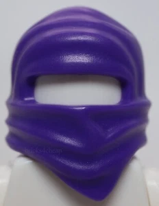 Lego Dark Purple Minifig Headgear Ninja Wrap - Picture 1 of 2