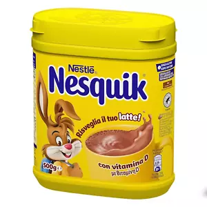 NESQUIK CACAO Cioccolato da 500 gr al Latte Colazione Cioccolata SPED. GRATIS - Imagen 1 de 5