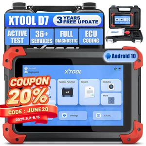 2025 XTOOL D7 OBD2 Full System Diagnostic Scanner Bidirectional Tool Key Coding - Picture 1 of 18