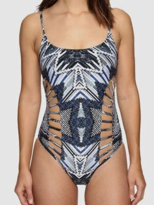 $185 Rojo Carter Para Mujer Azul Índigo Corte Lateral Una Pieza Traje de Baño Talla XS Foto 1 de 3