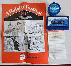 April Fools Day Walt Disney Filmstrip With Cassette Vintage School 1977 - Picture 1 of 5