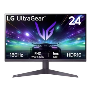 LG 24GS50F 24 inch FHD (1920 x 1080) Ultragear Gaming Monitor with 180Hz, 1ms E1 - Picture 1 of 6