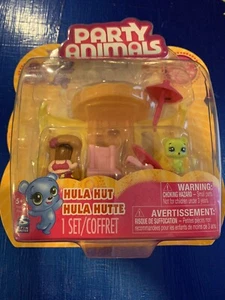 Juego de juegos de hula cabaña de animales de fiesta - Imagen 1 de 2