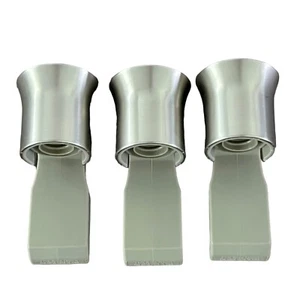 Gray Metallic Flare Wallflowers Bath & Body Works Silver Fragrance Warmer Lot - Picture 1 of 10