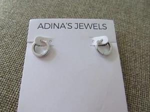 Adina's Jewels Sterling Silber Huggie Creolen - Bild 1 von 3