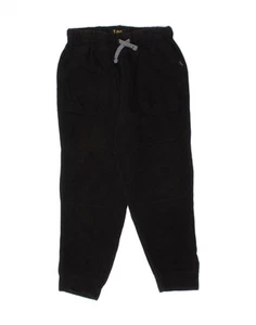 LEE Boys Tracksuit Trousers Joggers 7-8 Years Small Black Cotton CC14 - Picture 1 of 3