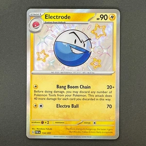 Electrode Holo SV: Paldean Fates 134/091 lucido raro quasi nuovo - Foto 1 di 2