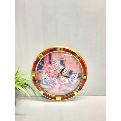 Reloj de pared dálmata vintage, haz de sol, batería Foto 1 de 4