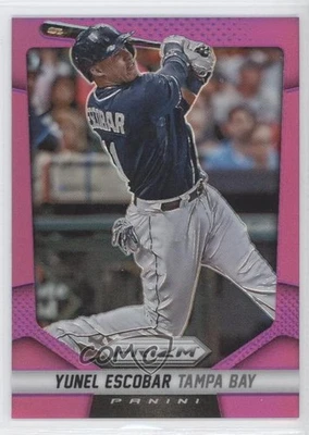 2014 Panini Prizm Purple Prizm /99 Yunel Escobar #25 - Image 1 of 2